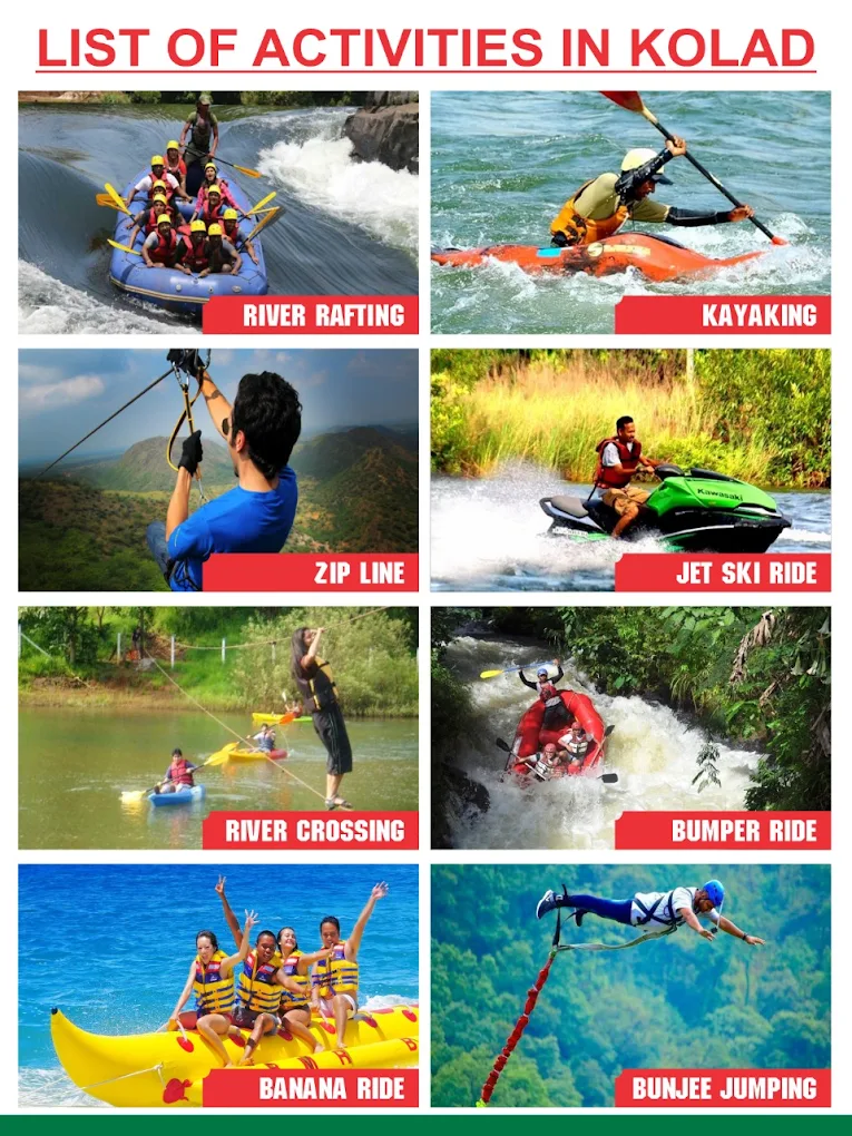 All activities in Kolad — quick guide